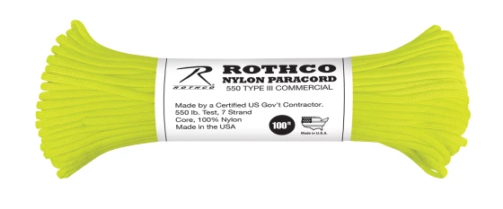Rothco Nylon Paracord Type III 550 LB view 2