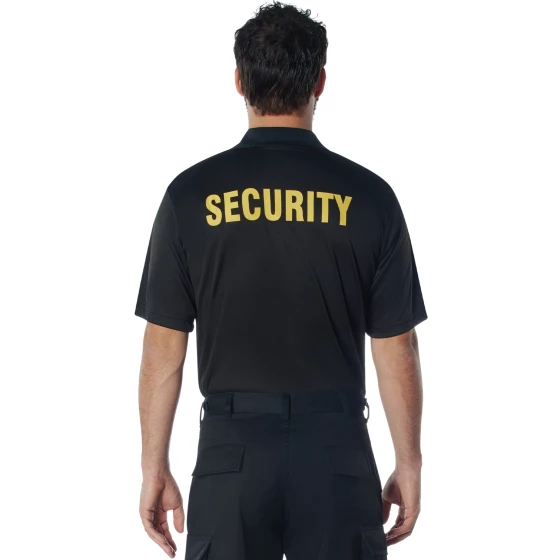 Rothco Moisture Wicking Security Polo Shirt view 3