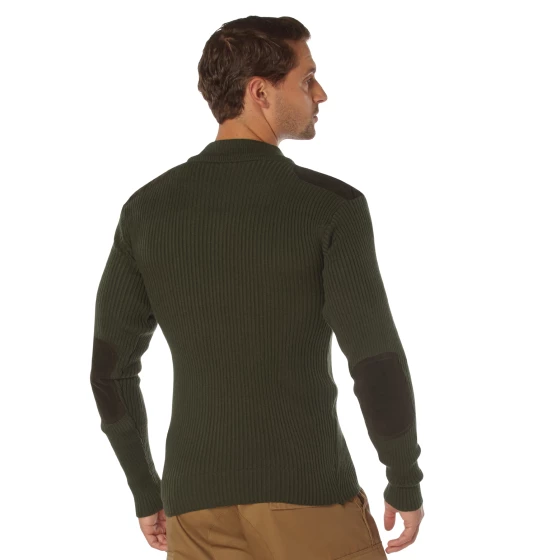 Rothco Quarter Zip Acrylic Commando Sweater view 3