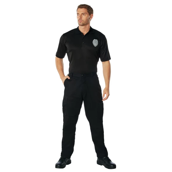 Rothco Moisture Wicking Security Polo Shirt With Badge view 3