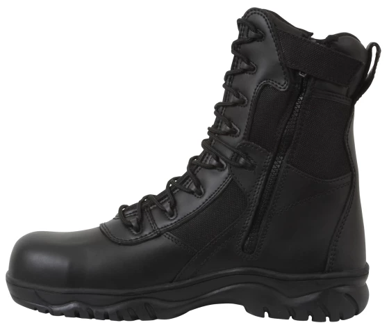 Rothco Forced Entry Tactical Boot With Side Zipper & Composite Toe - 8 Inch view 2