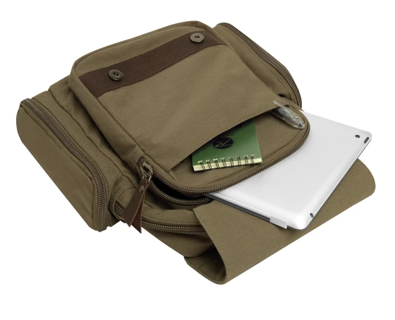 Rothco Vintage Canvas Sling Backpack view 2
