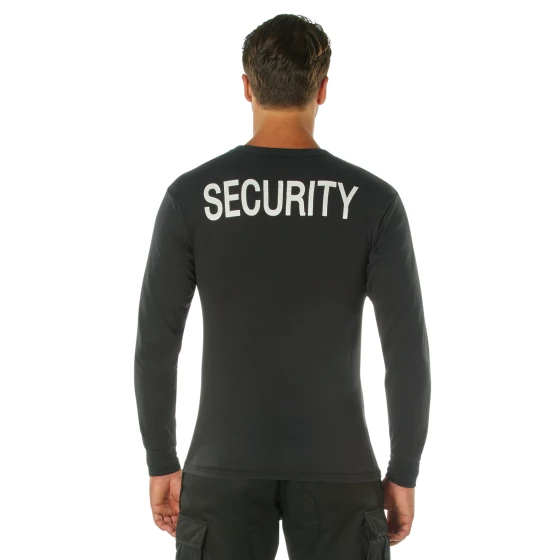 Rothco 2-Sided Security Long Sleeve T-Shirt view 3