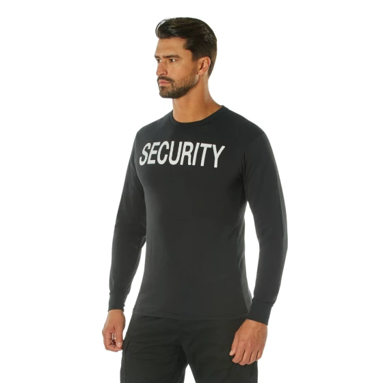 Rothco 2-Sided Security Long Sleeve T-Shirt view 2