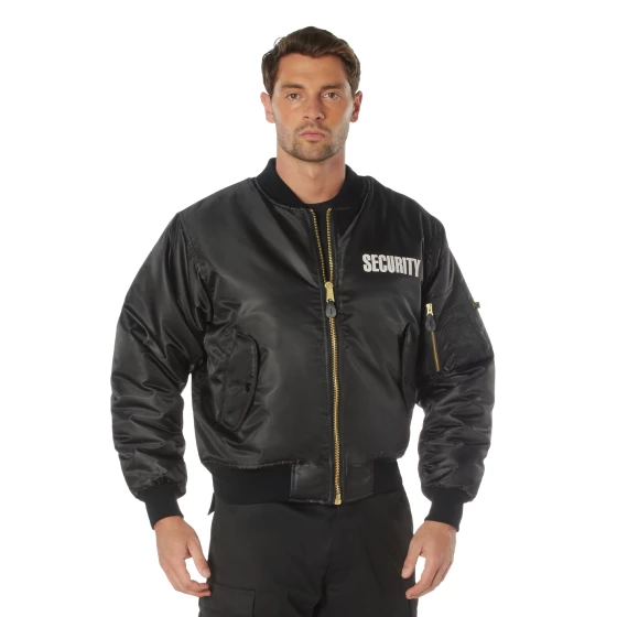 Rothco MA-1 Flight Jacket with Security Print