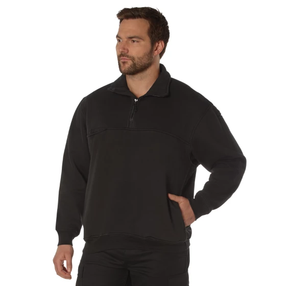 Rothco Firefighter / EMS Quarter Zip Job Shirt view 2