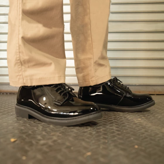 Rothco Uniform Hi-Gloss Oxford Dress Shoe view 2