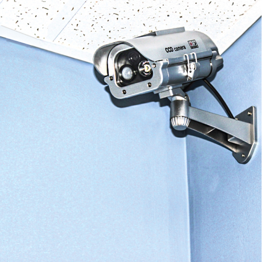Solar Powered Dummy Camera with Motion Activated Flashing LED view 2