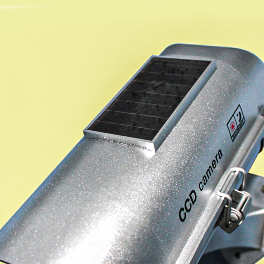 Solar Powered Dummy Camera with Motion Activated Flashing LED view 3