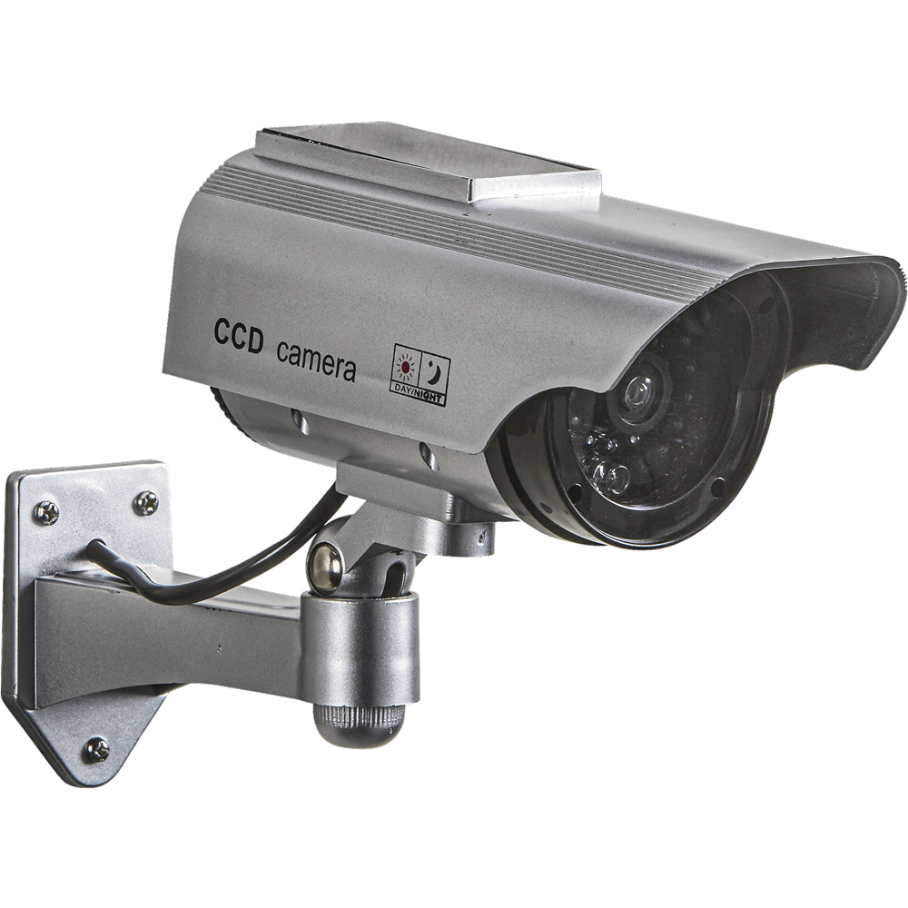 Solar Powered Dummy Camera with Flashing LED