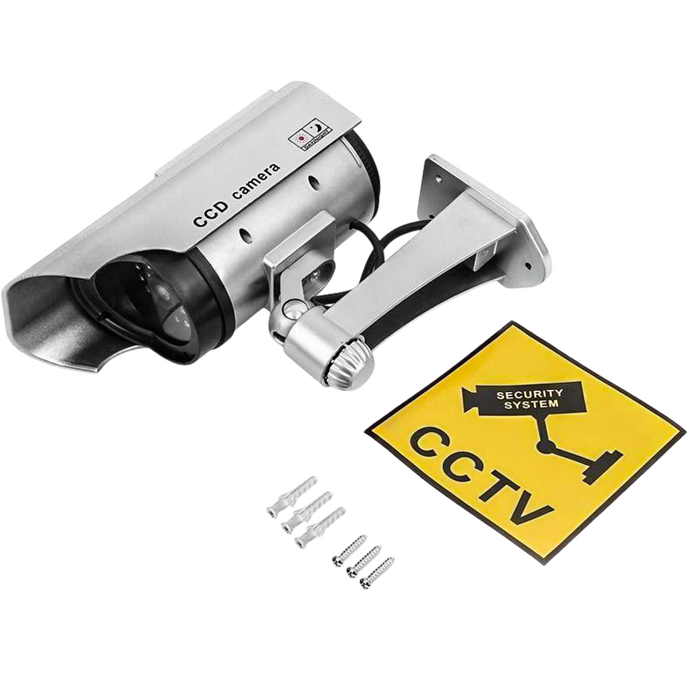 Solar Powered Dummy Camera with Flashing LED view 3