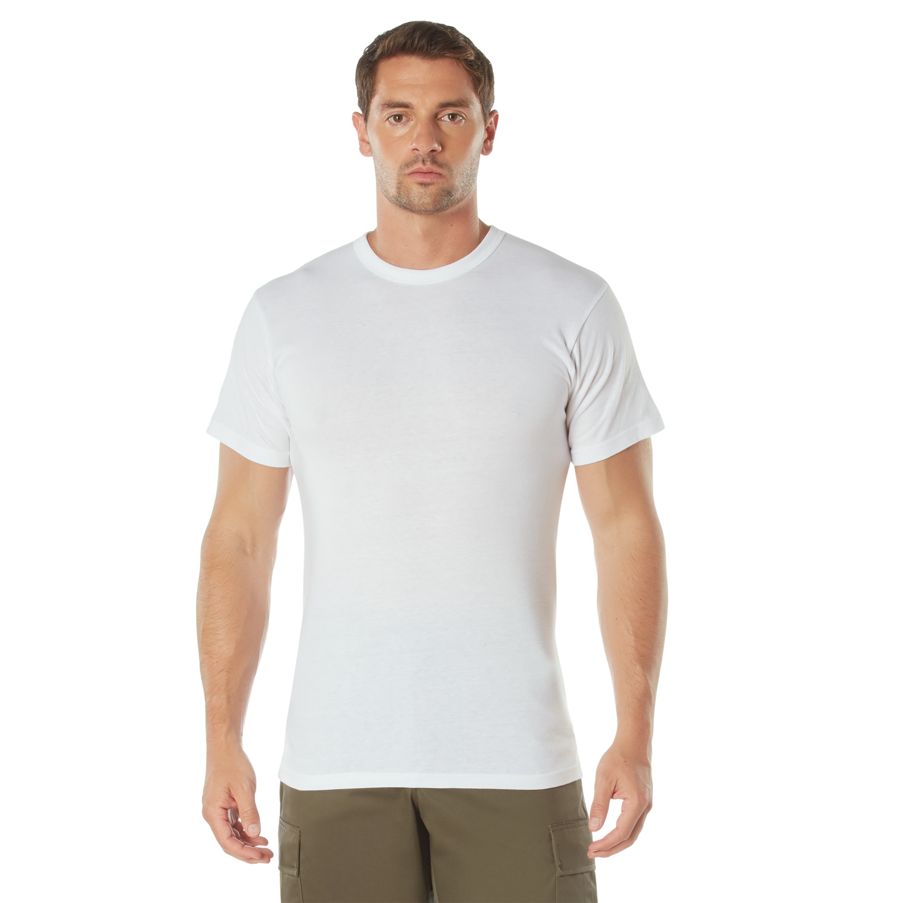 Rothco Solid Color T-Shirt with Cotton / Polyester Blend - Image 27