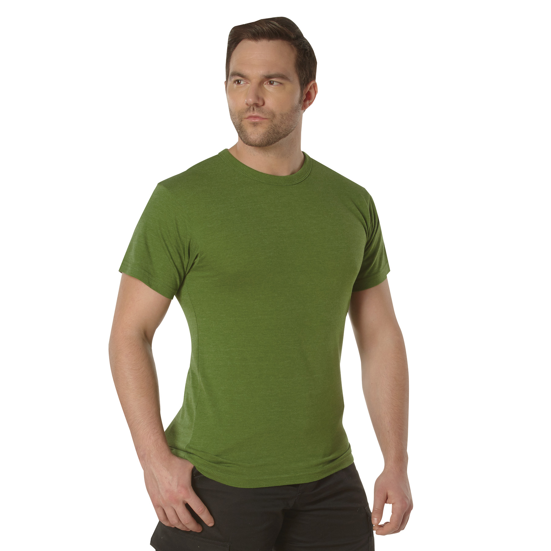 Rothco Solid Color T-Shirt with Cotton / Polyester Blend - Image 18