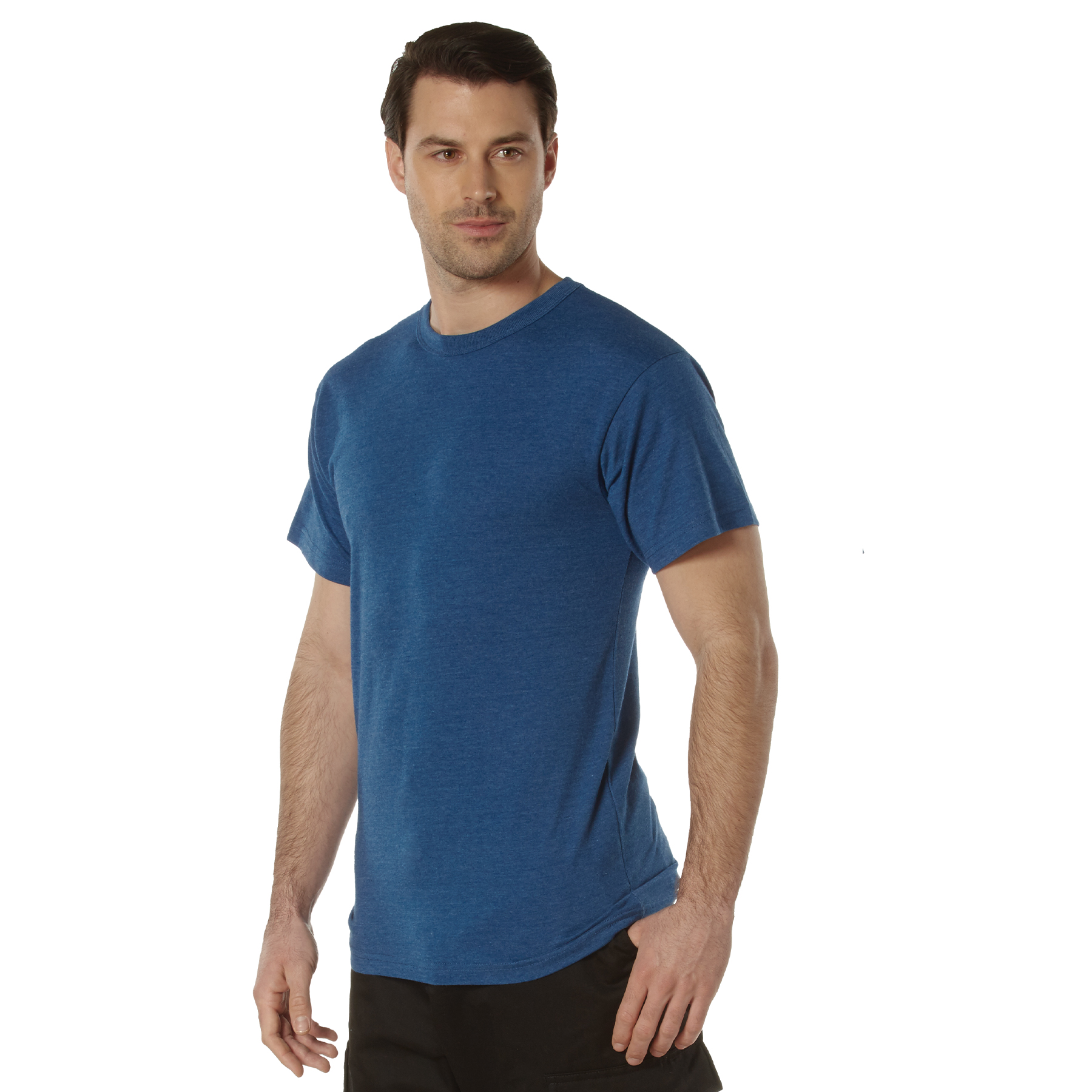 Rothco Solid Color T-Shirt with Cotton / Polyester Blend - Image 15