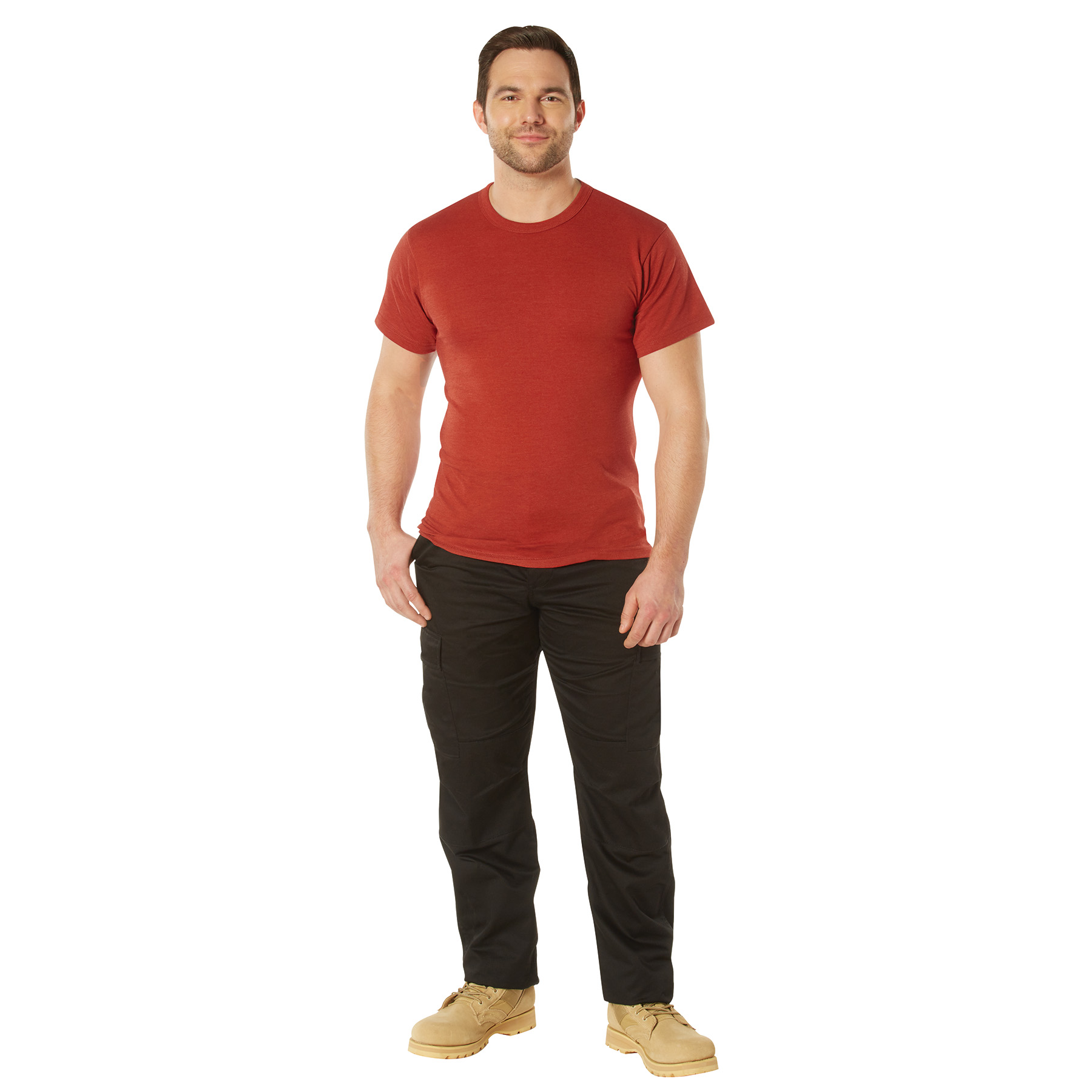 Rothco Solid Color T-Shirt with Cotton / Polyester Blend - Image 13