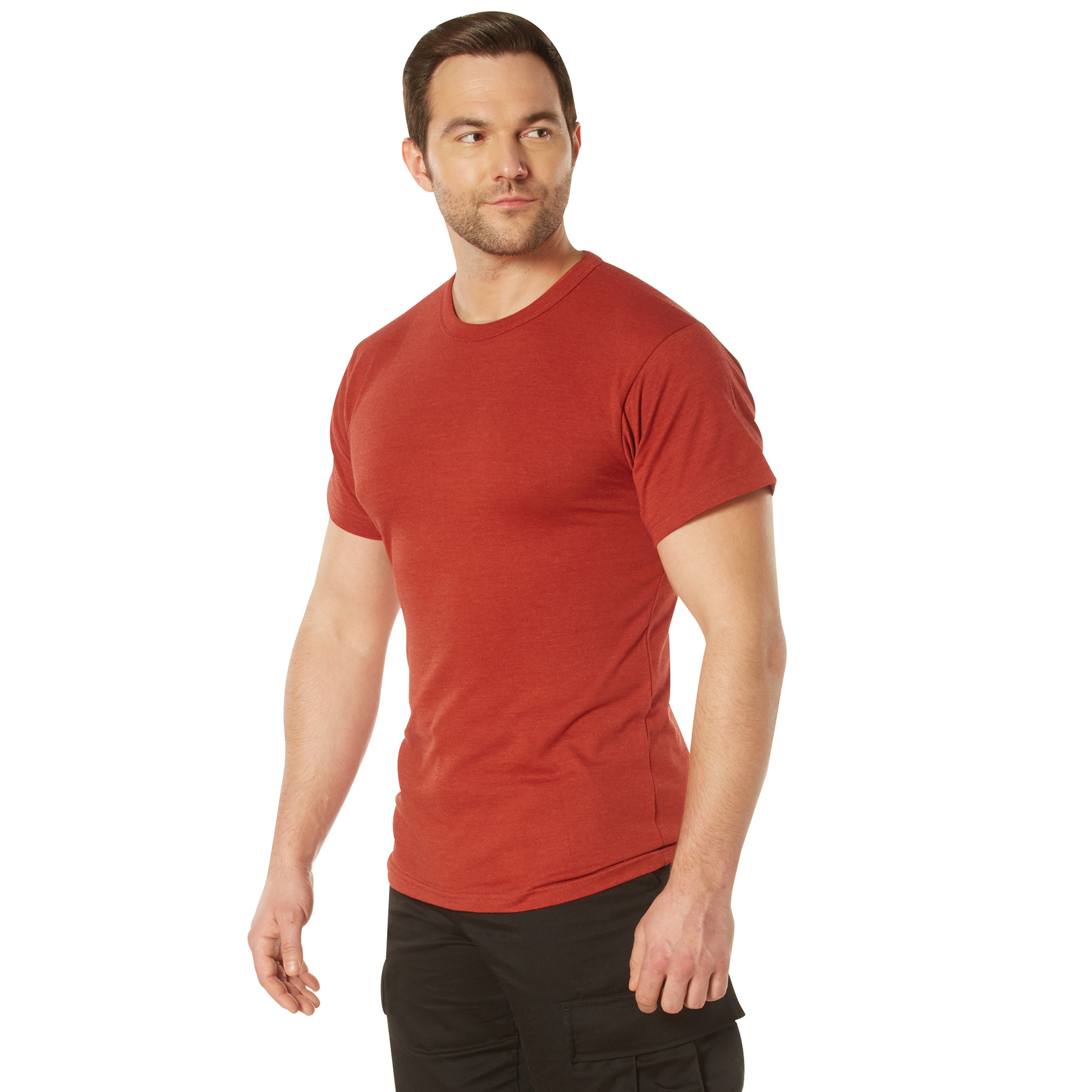 Rothco Solid Color T-Shirt with Cotton / Polyester Blend - Image 12