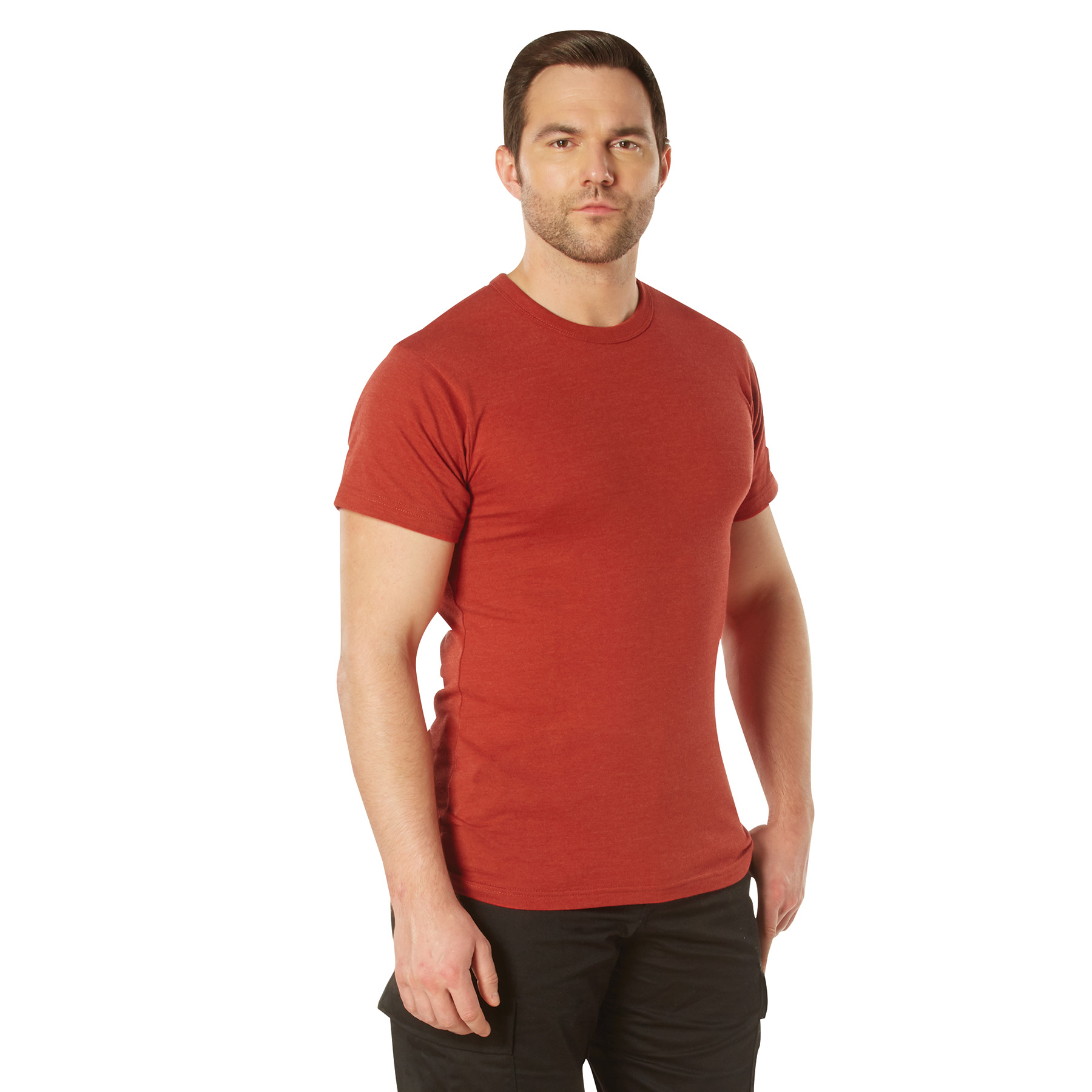 Rothco Solid Color T-Shirt with Cotton / Polyester Blend - Image 11