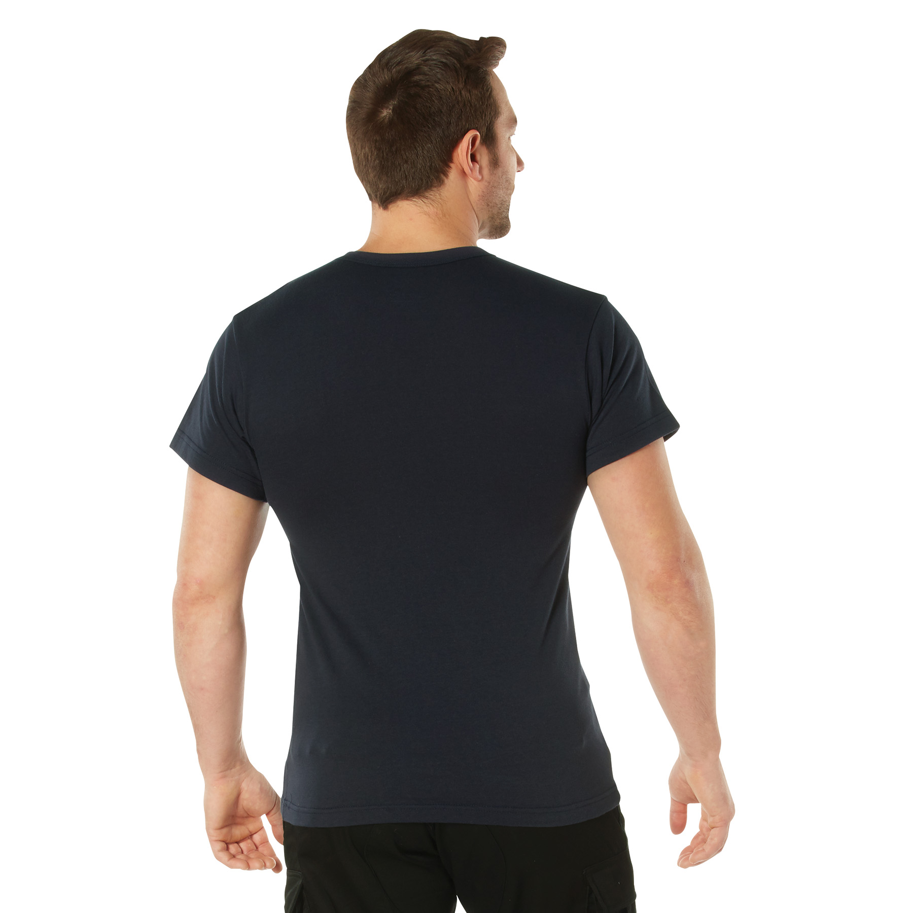 Rothco Solid Color T-Shirt with Cotton / Polyester Blend - Image 10