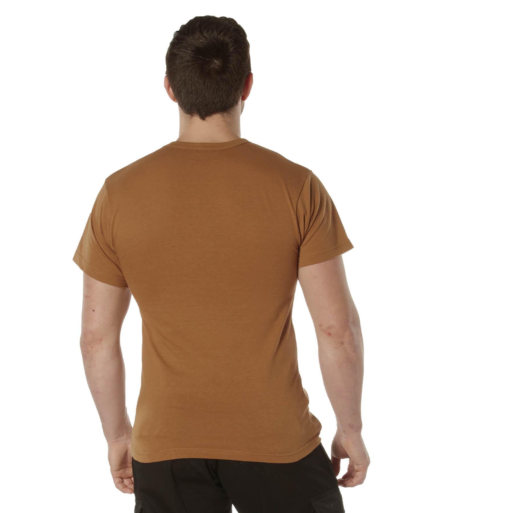 Rothco Solid Color T-Shirt with Cotton / Polyester Blend - Image 7