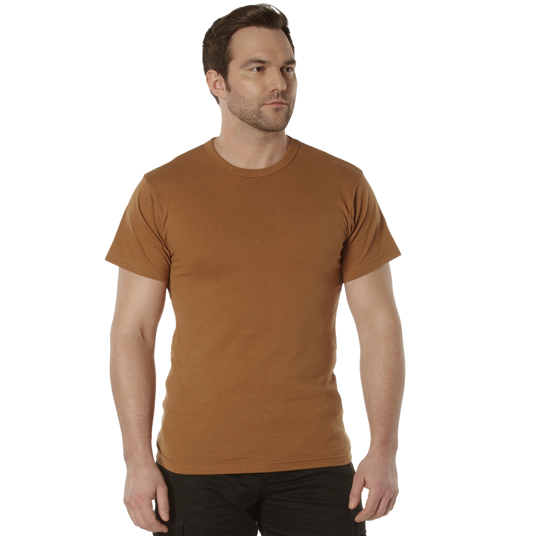 Rothco Solid Color T-Shirt with Cotton / Polyester Blend - Image 6