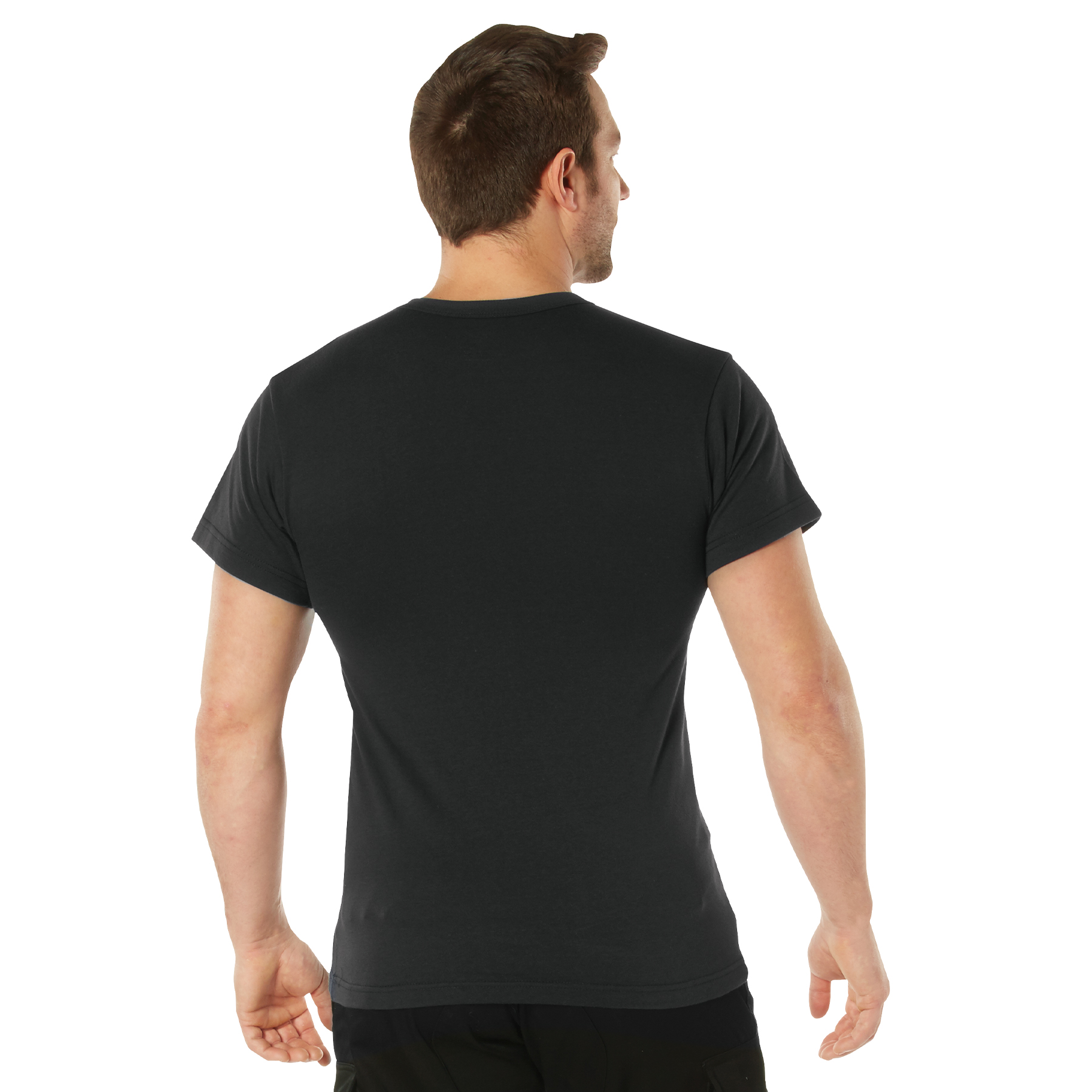 Rothco Solid Color T-Shirt with Cotton / Polyester Blend - Image 44