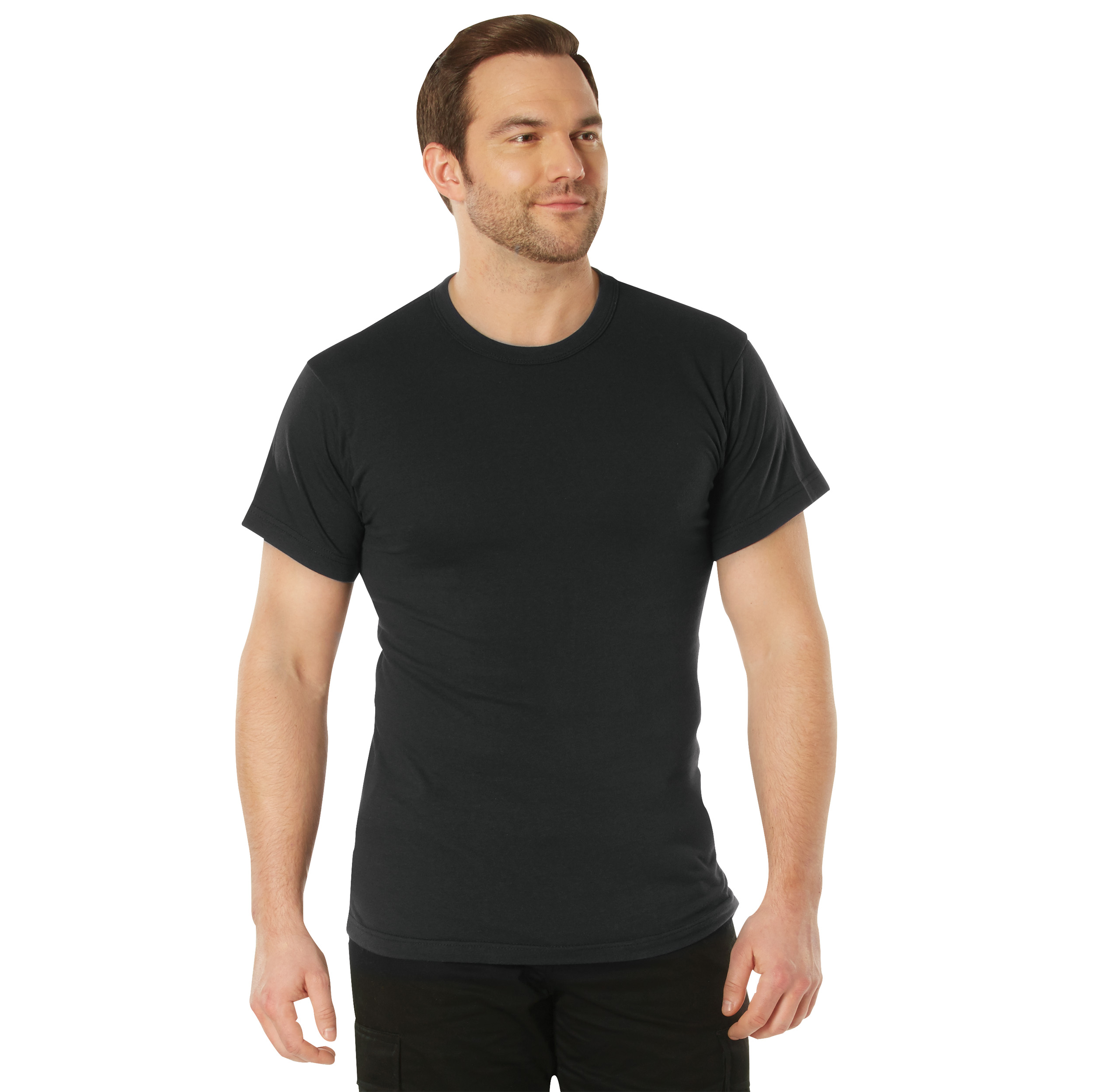 Rothco Solid Color T-Shirt with Cotton / Polyester Blend - Image 43