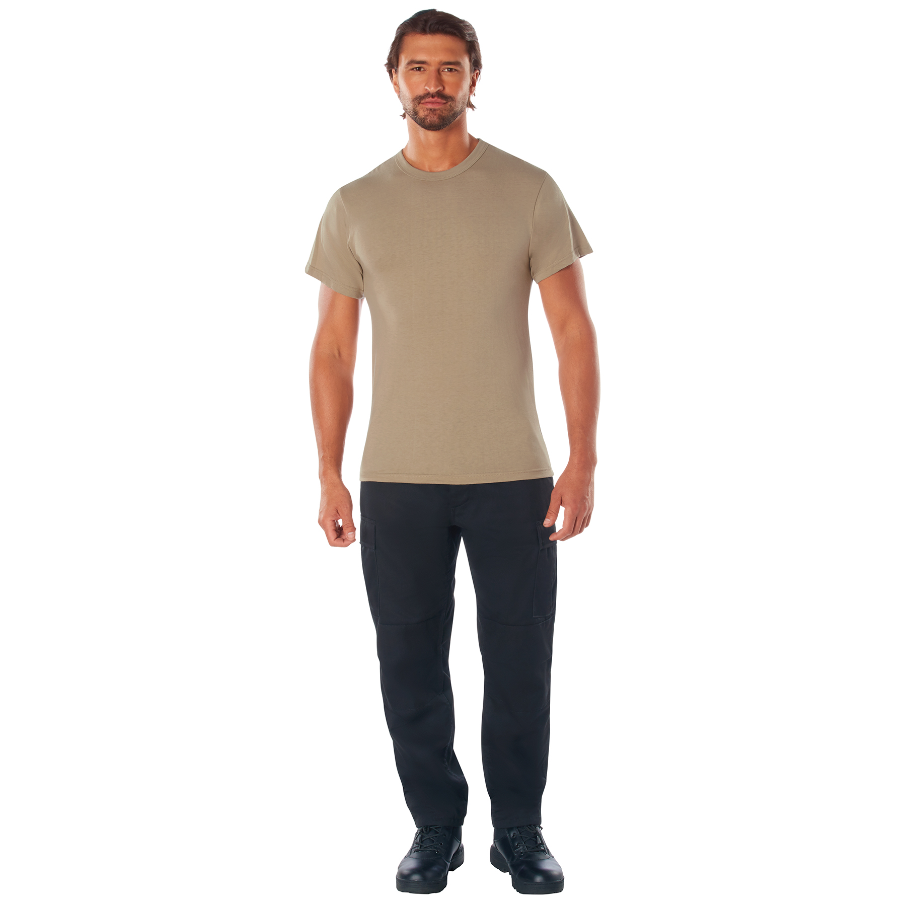 Rothco Solid Color T-Shirt with Cotton / Polyester Blend - Image 40