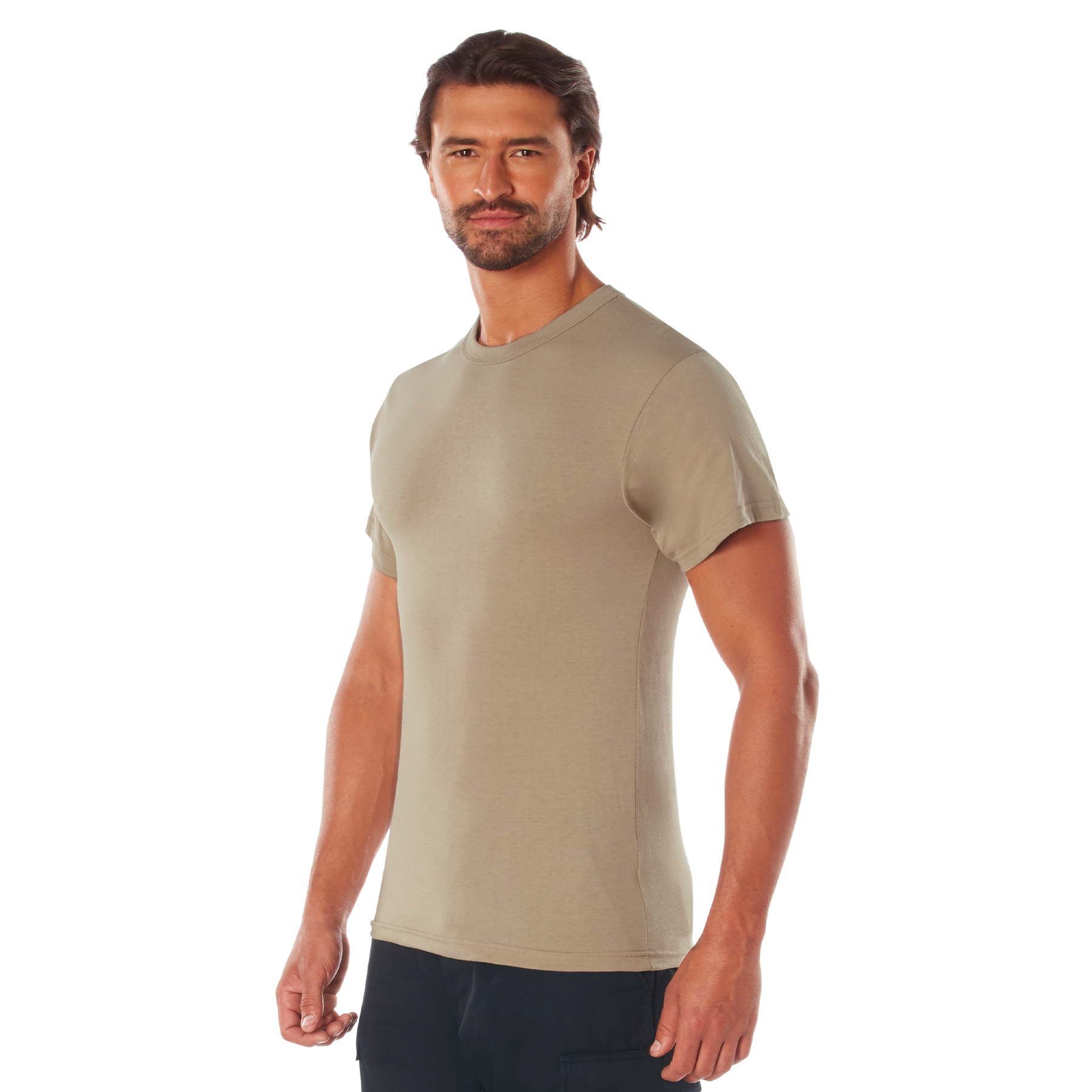 Rothco Solid Color T-Shirt with Cotton / Polyester Blend - Image 39