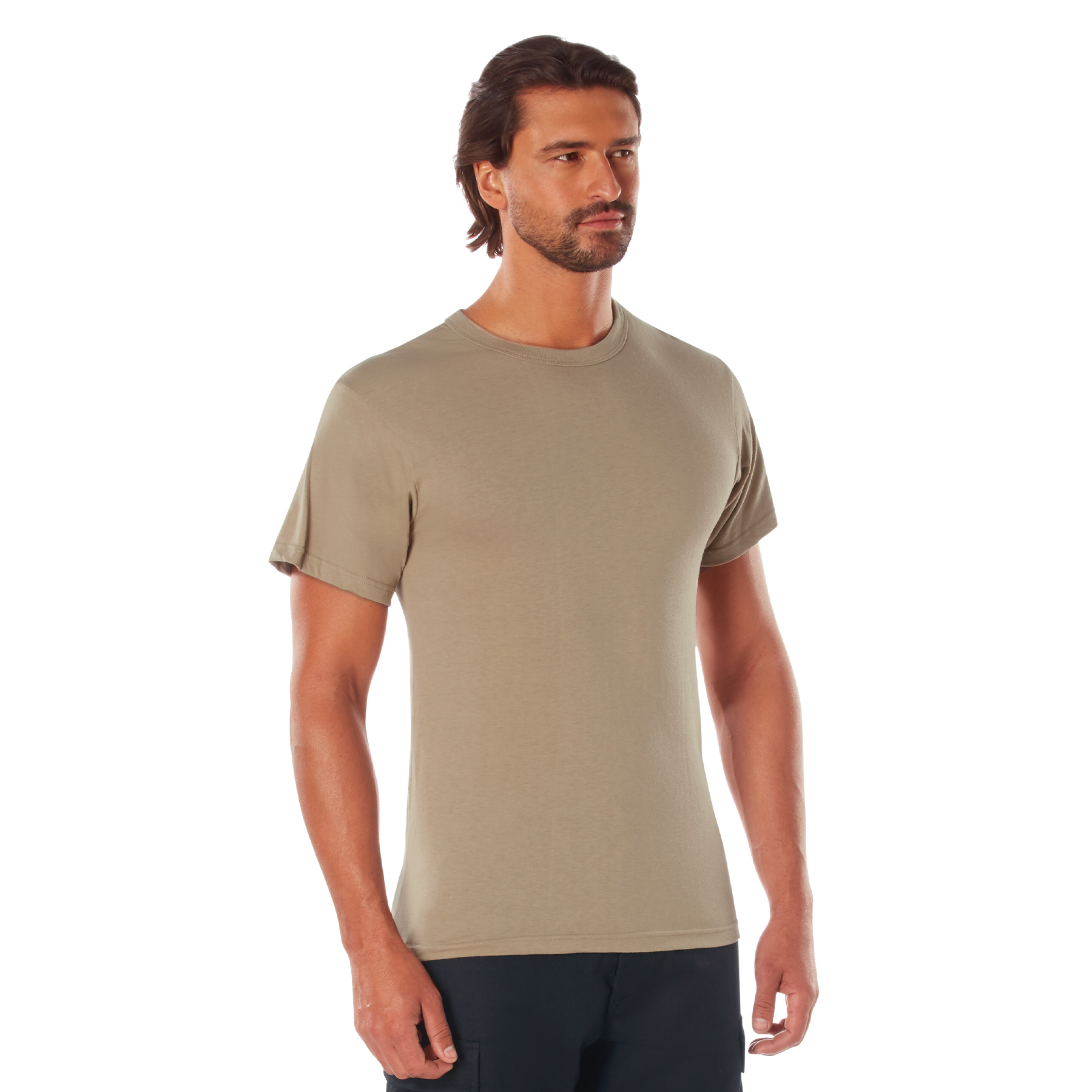 Rothco Solid Color T-Shirt with Cotton / Polyester Blend - Image 38
