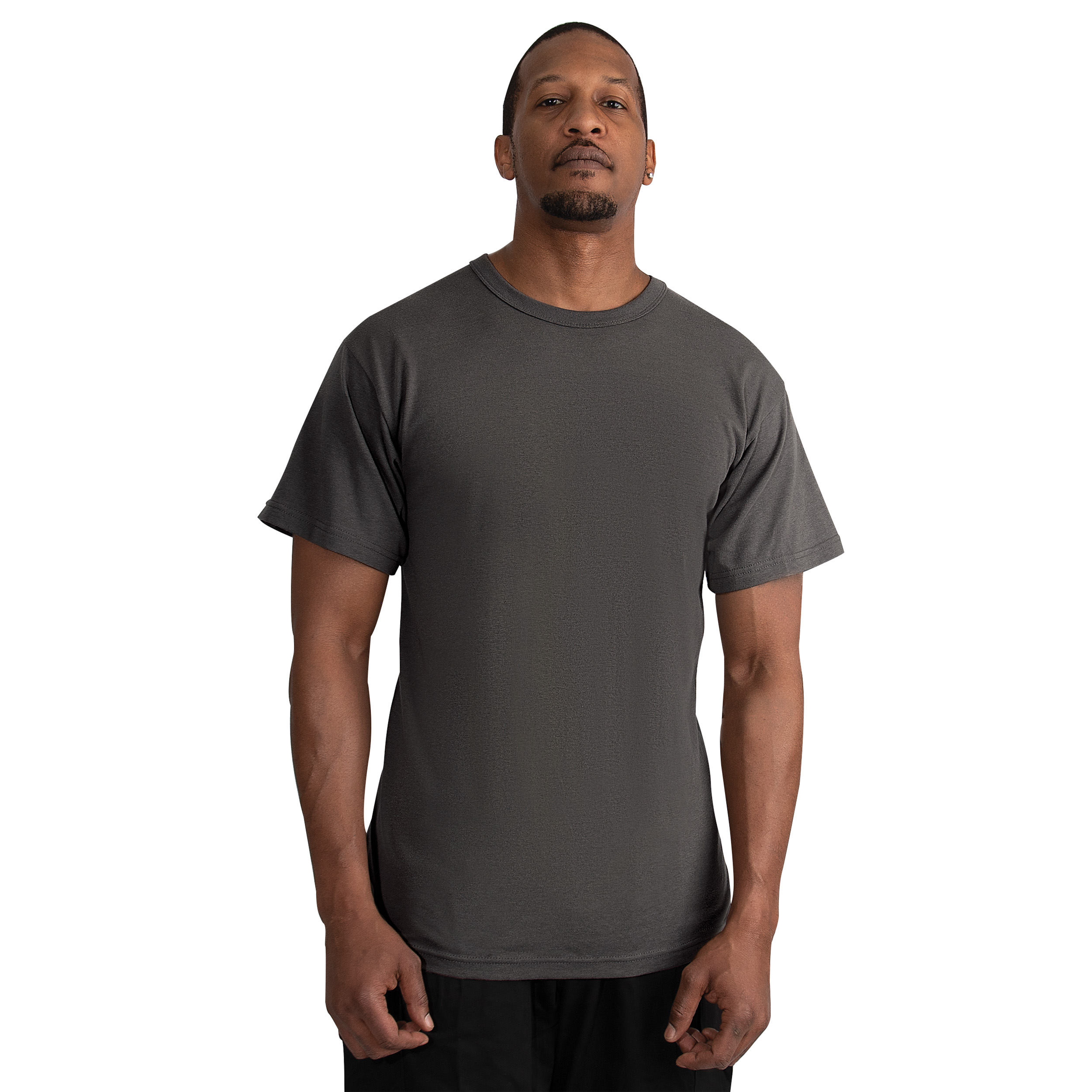 Rothco Solid Color T-Shirt with Cotton / Polyester Blend - Image 4