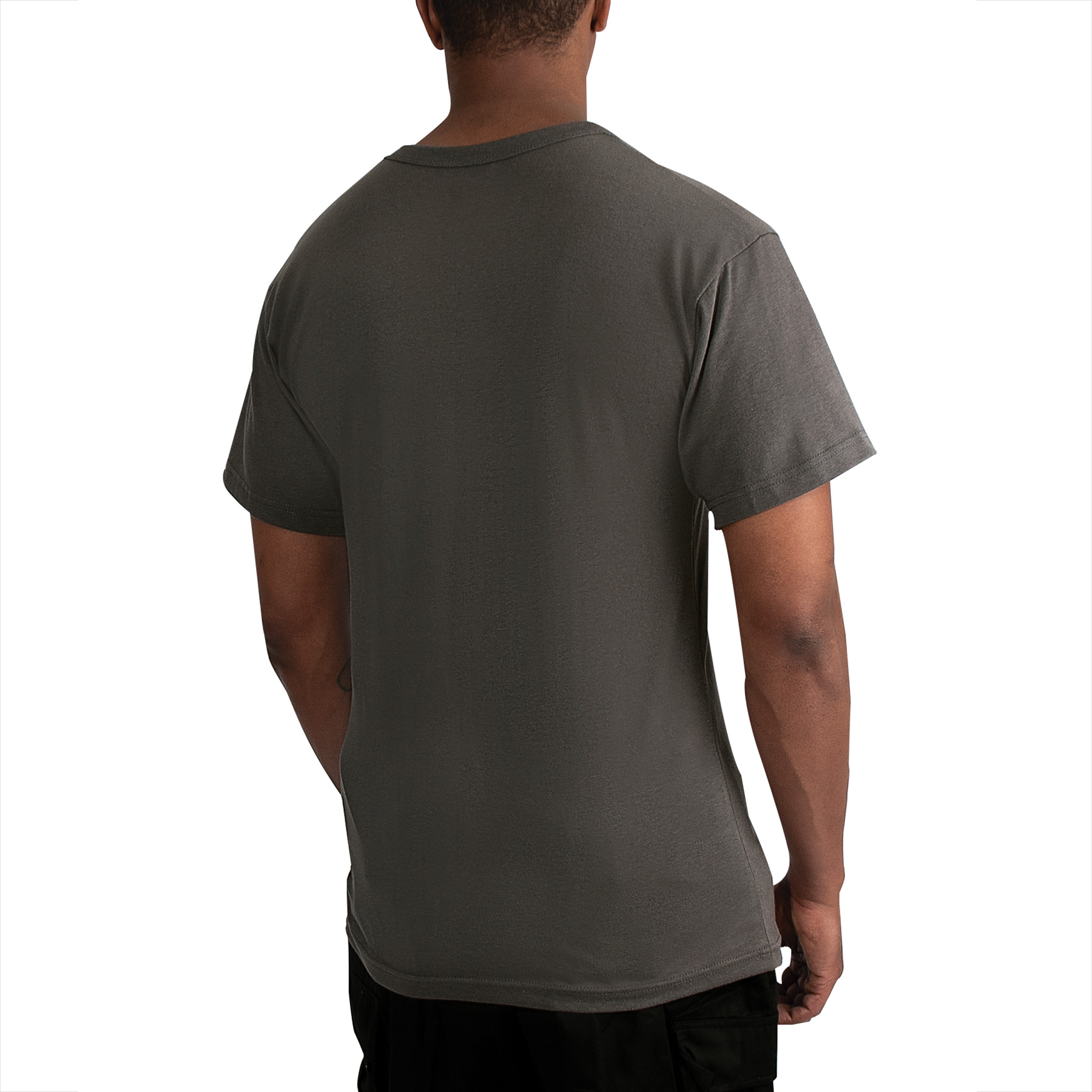 Rothco Solid Color T-Shirt with Cotton / Polyester Blend - Image 2