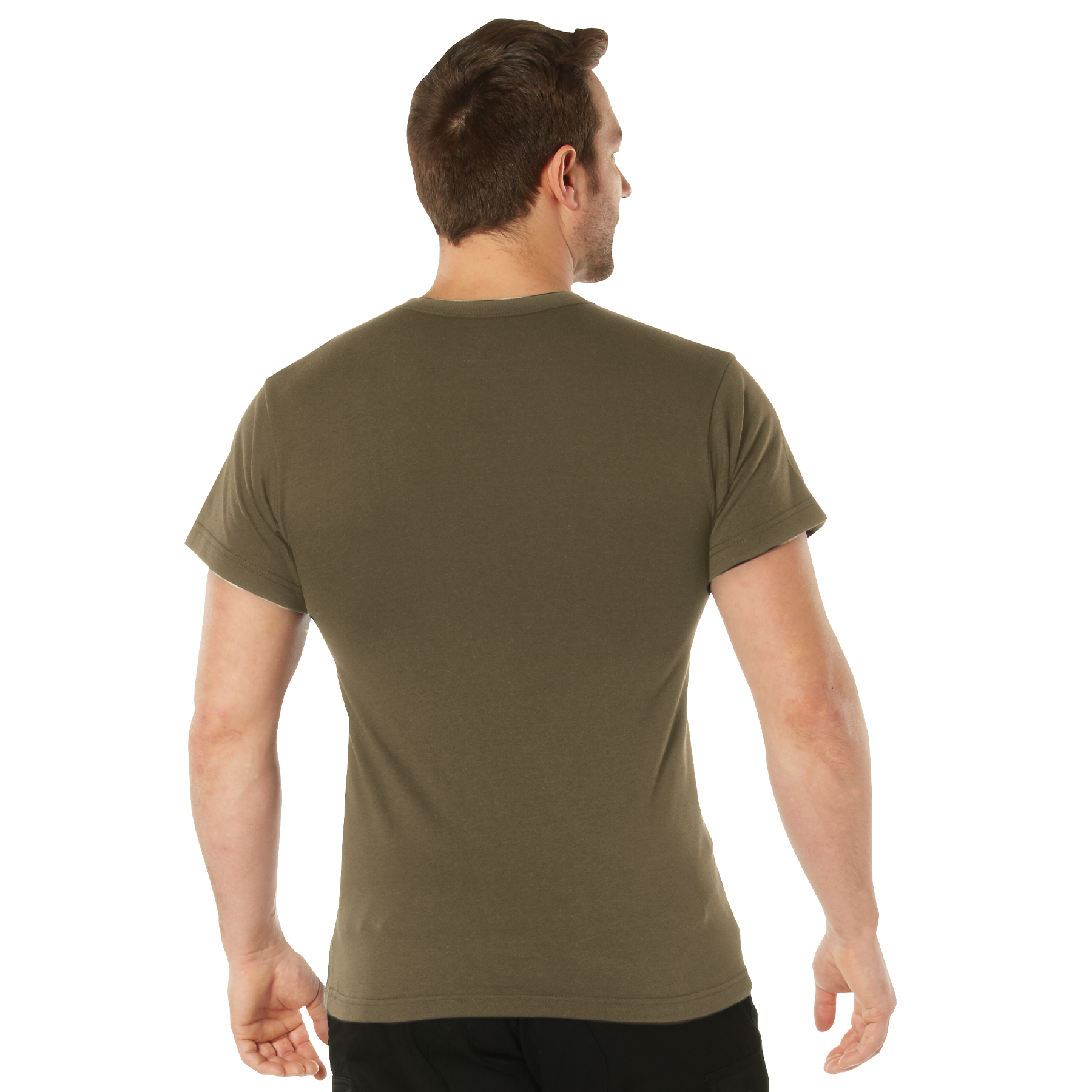 Rothco Solid Color T-Shirt with Cotton / Polyester Blend - Image 37