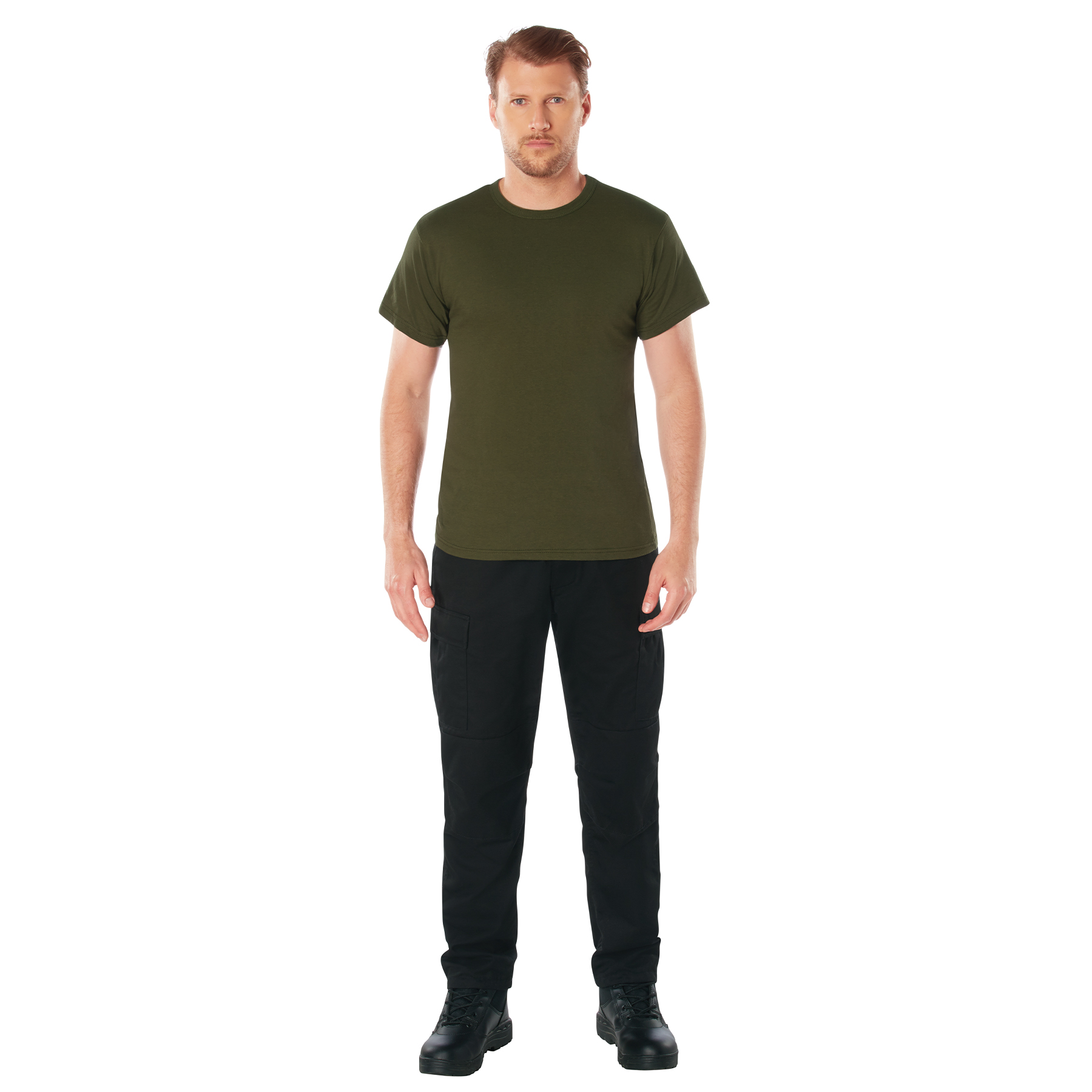 Rothco Solid Color T-Shirt with Cotton / Polyester Blend - Image 32