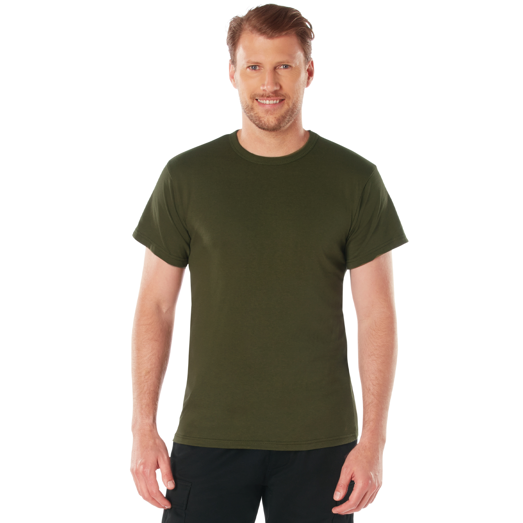 Rothco Solid Color T-Shirt with Cotton / Polyester Blend - Image 31
