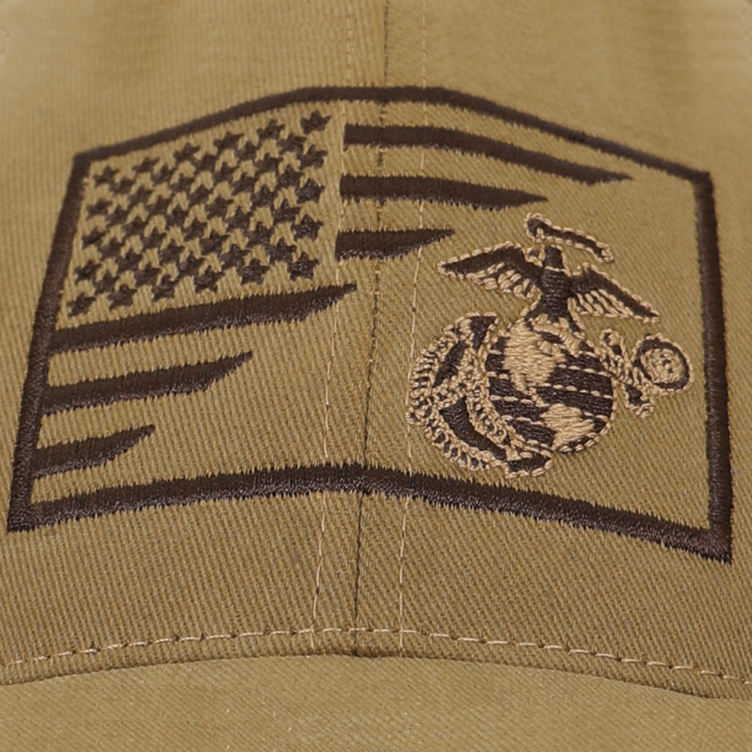 Rothco USMC Eagle, Globe and Anchor / US Flag Low Pro Cap - Image 2