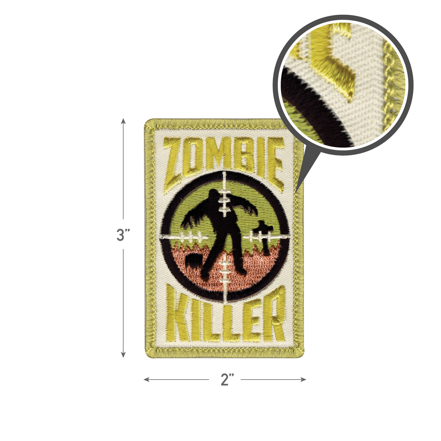Rothco Zombie Killer Morale Patch - Image 2