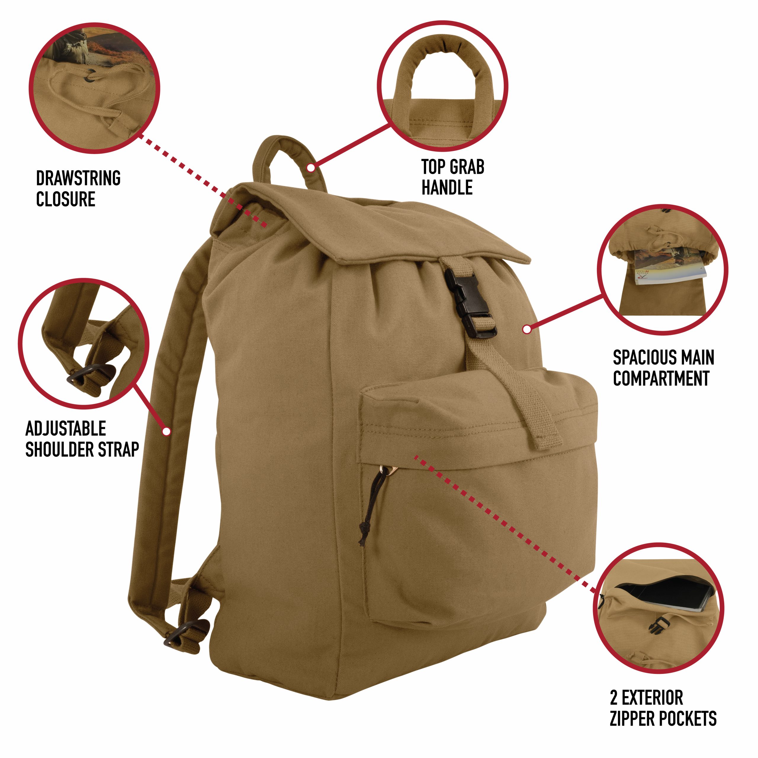Canvas Daypack - Image 2