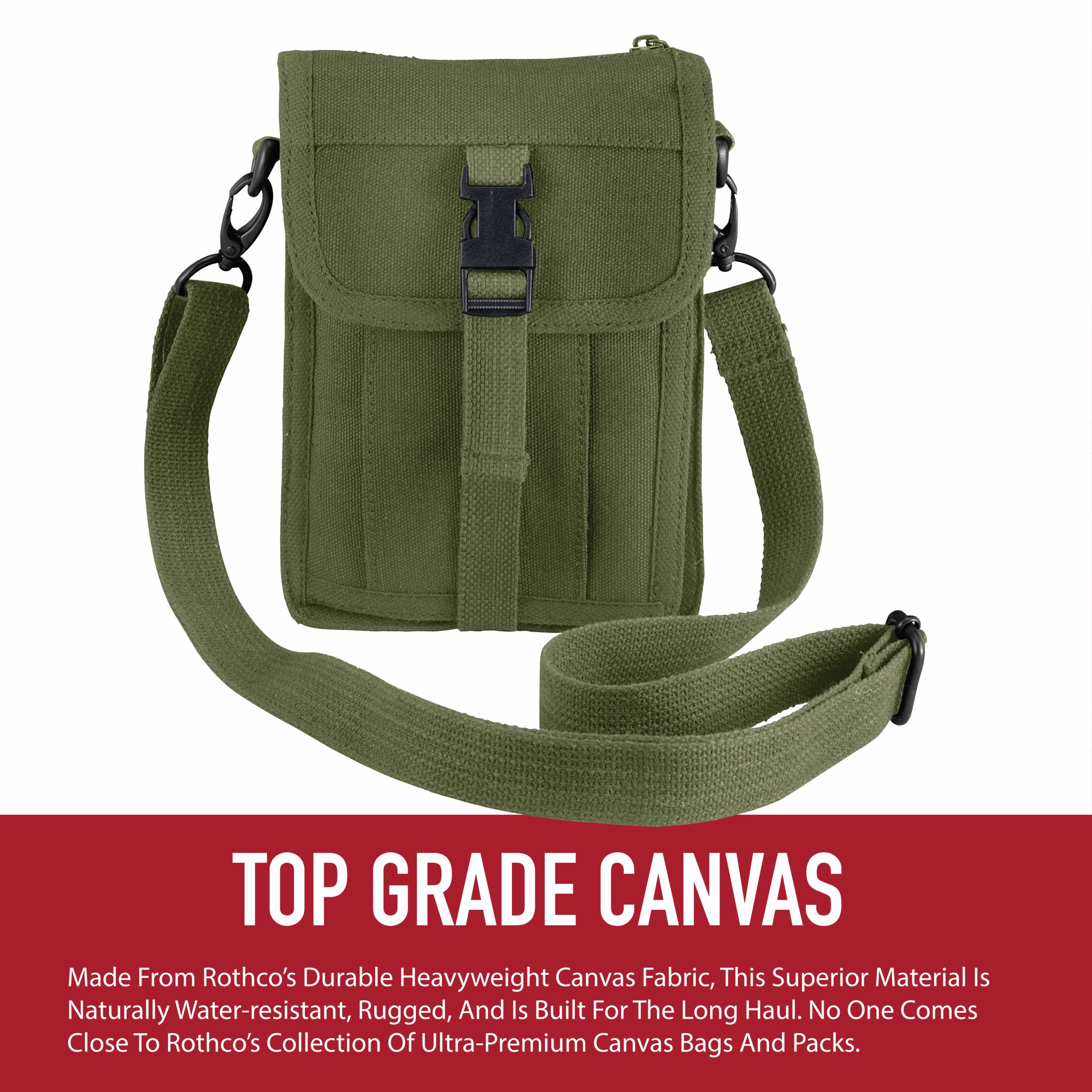 Canvas Travel Portfolio Bag - Image 6